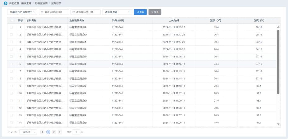 設備歷史監(jiān)測數(shù)據(jù)查詢